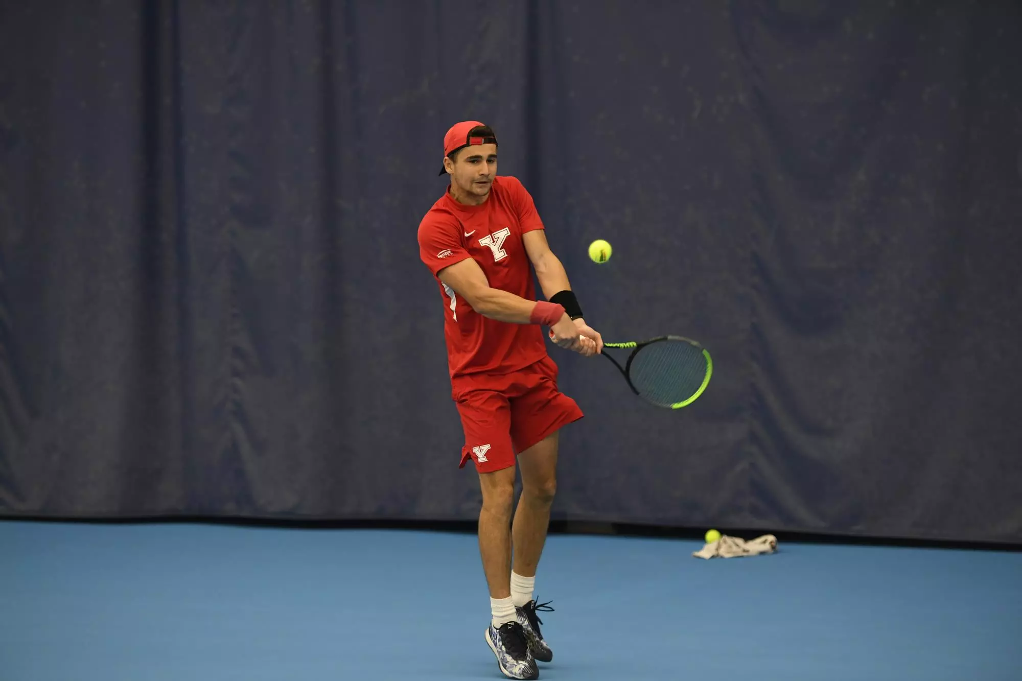 Backhand stroke at Youngstown State